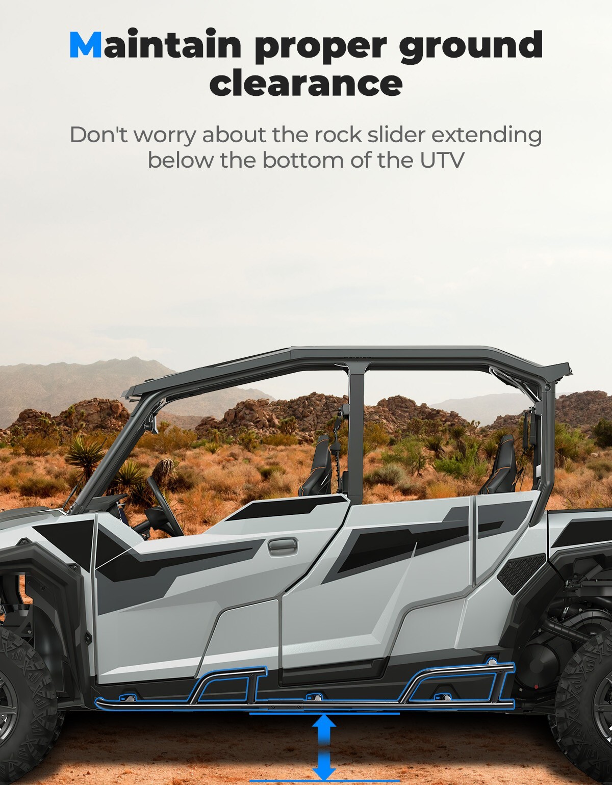 Upgraded Nerf Bars Rock Slider Heavy Duty for 2017-2025 General XP 4 1000