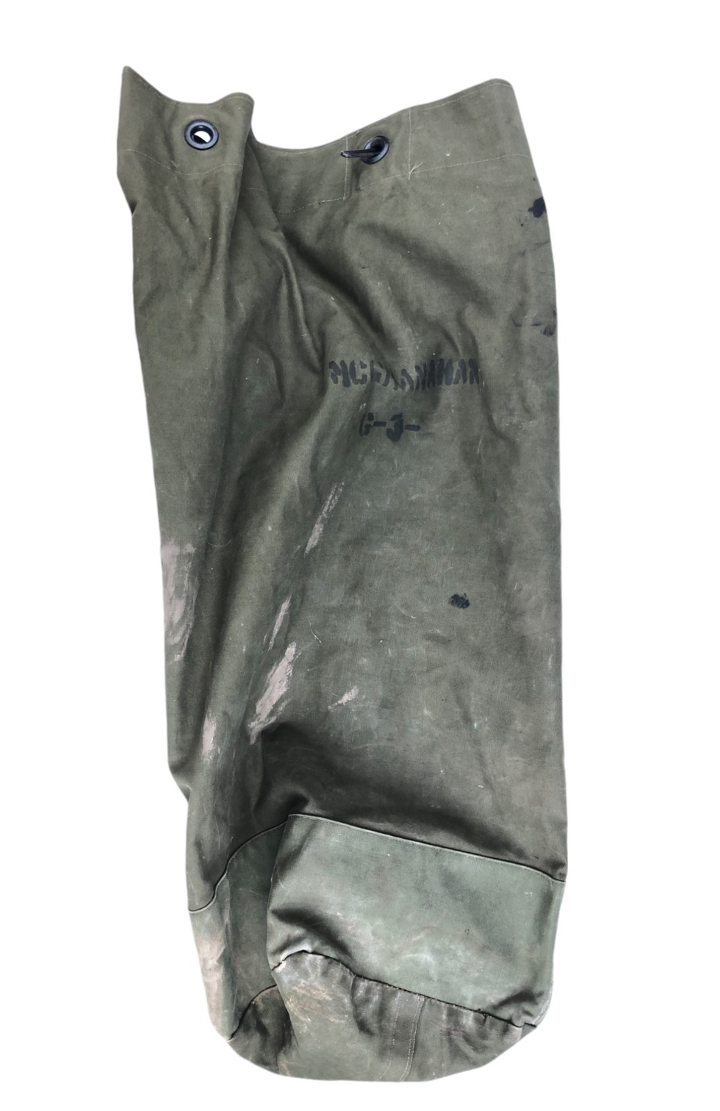 US Military USMC Marines Olive Drab Green Canvas Duffel Bag 30"