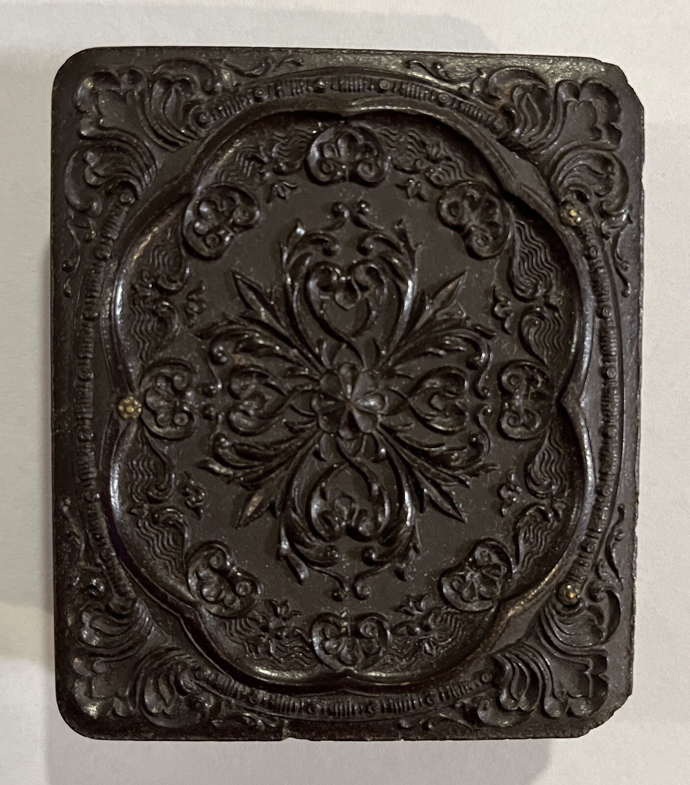 19th C Civil War Uniform Soldier Ambrotype Photo in Patriotic Case