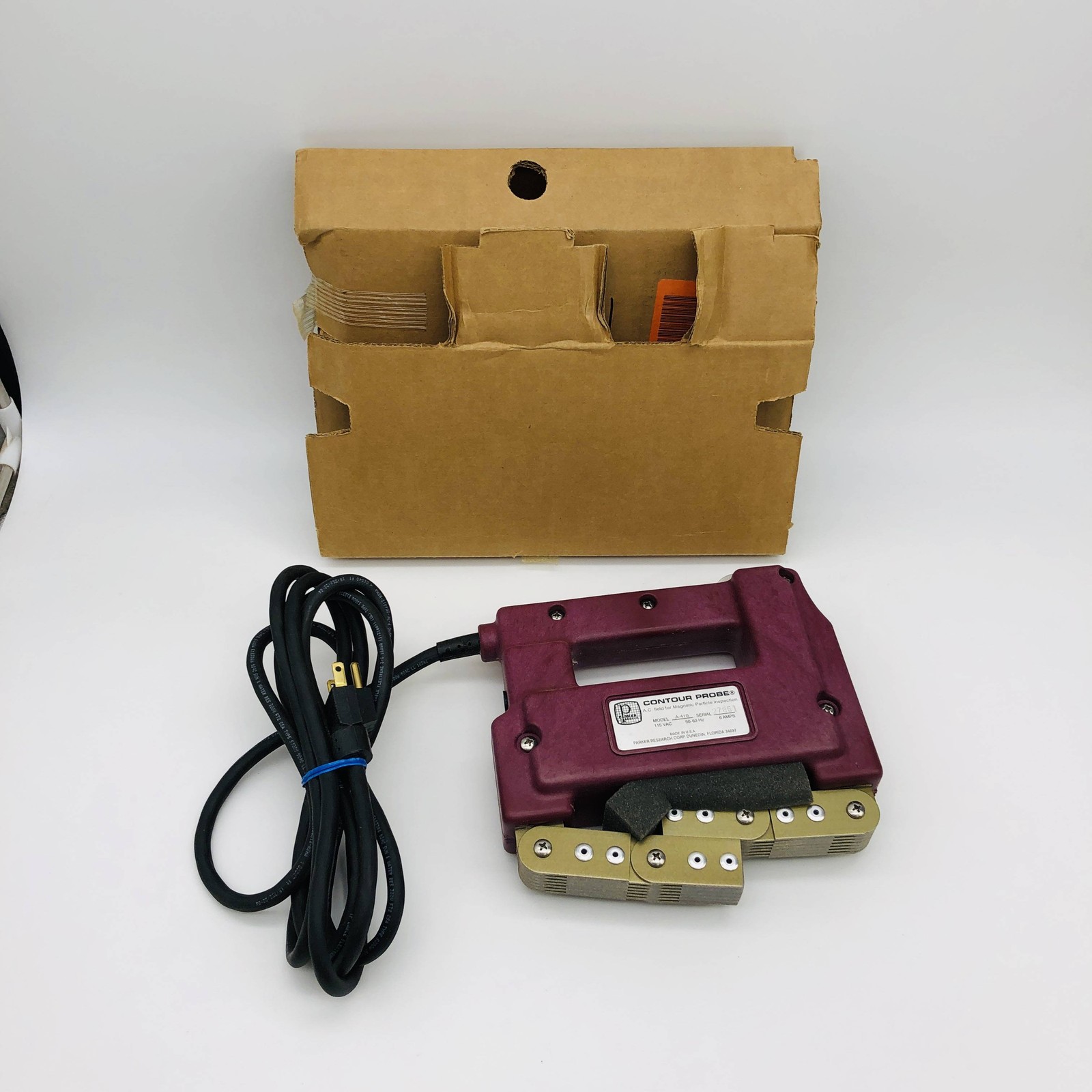 Parker A-410 AC Contour Probe 115Vac 6Amps 50-60hz Magnetic Particle Inspection