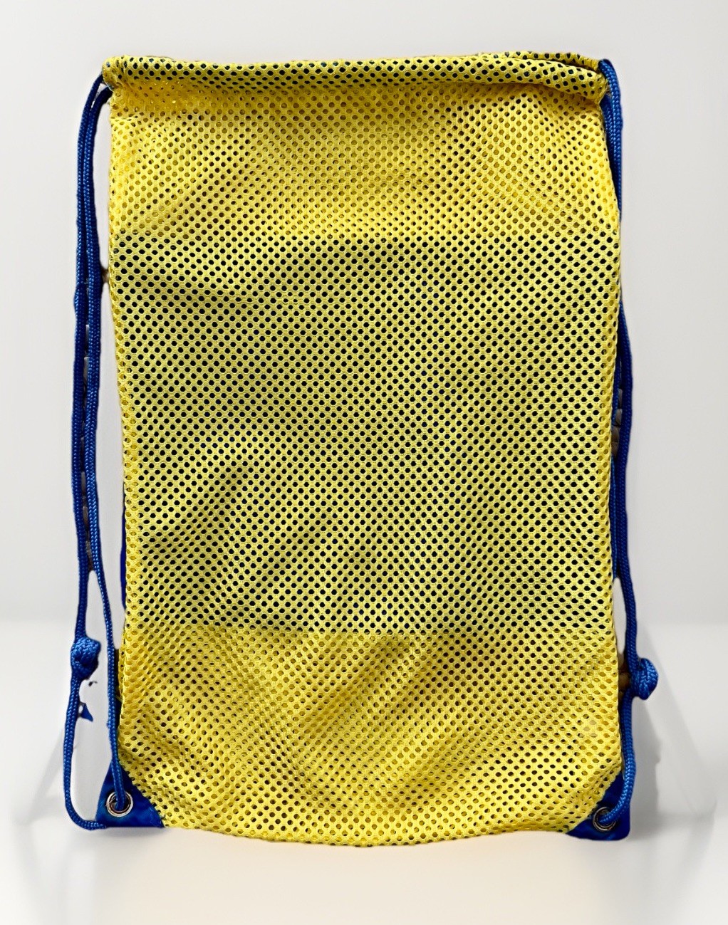 Banana Boat "Celebrate The Sun" Yellow/Blue Mesh Mask Fin Snorkle Backpack Bag