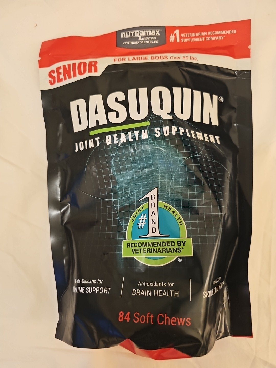 NUTRMAX LARGE SENIOR  Health Supplement 84 SOFT CHEWS ex. 01/27