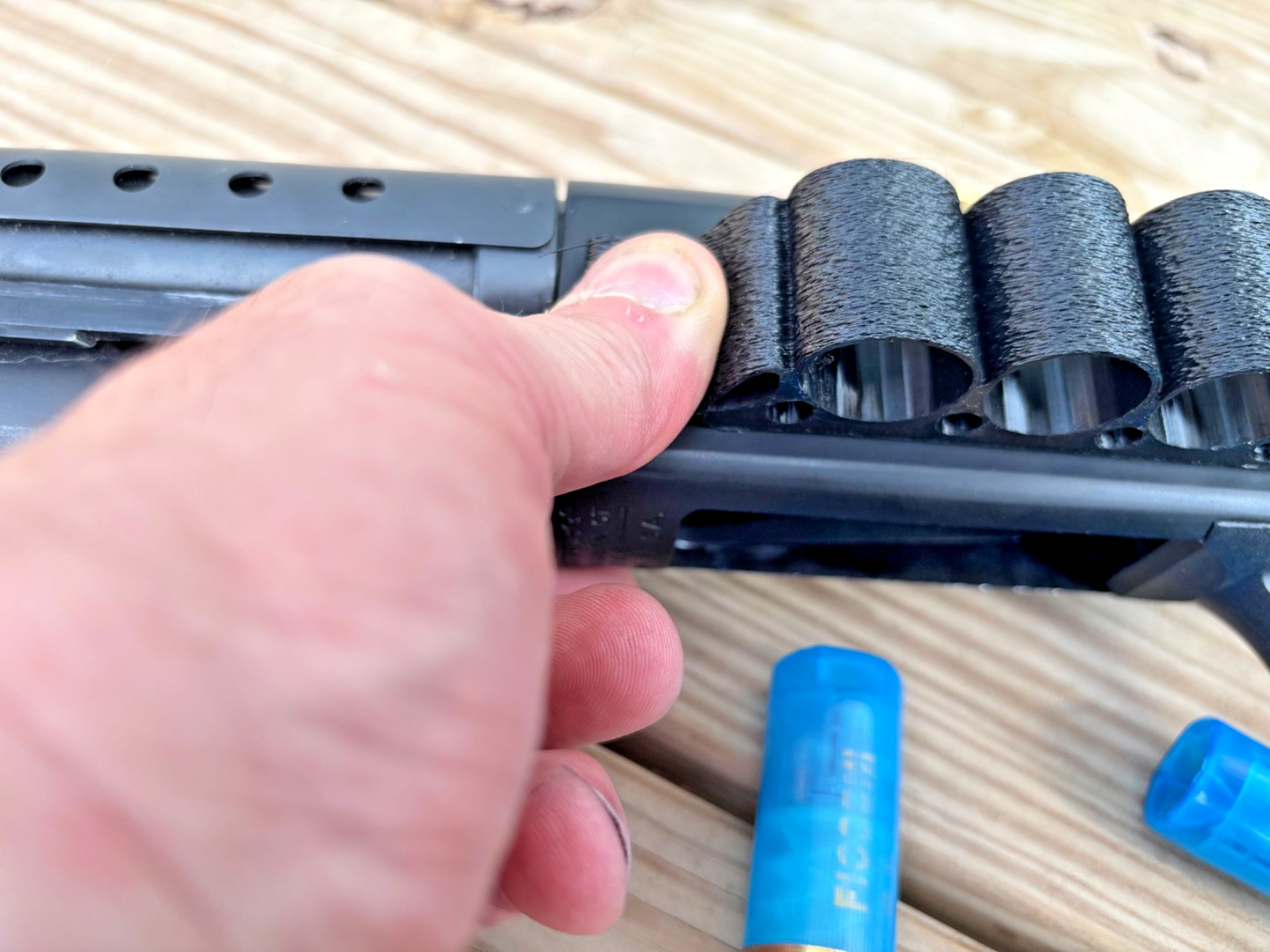 FlexSaddle® Side Saddle Fits Mossberg Shockwave 88 500 590 12 ga Shell Holder