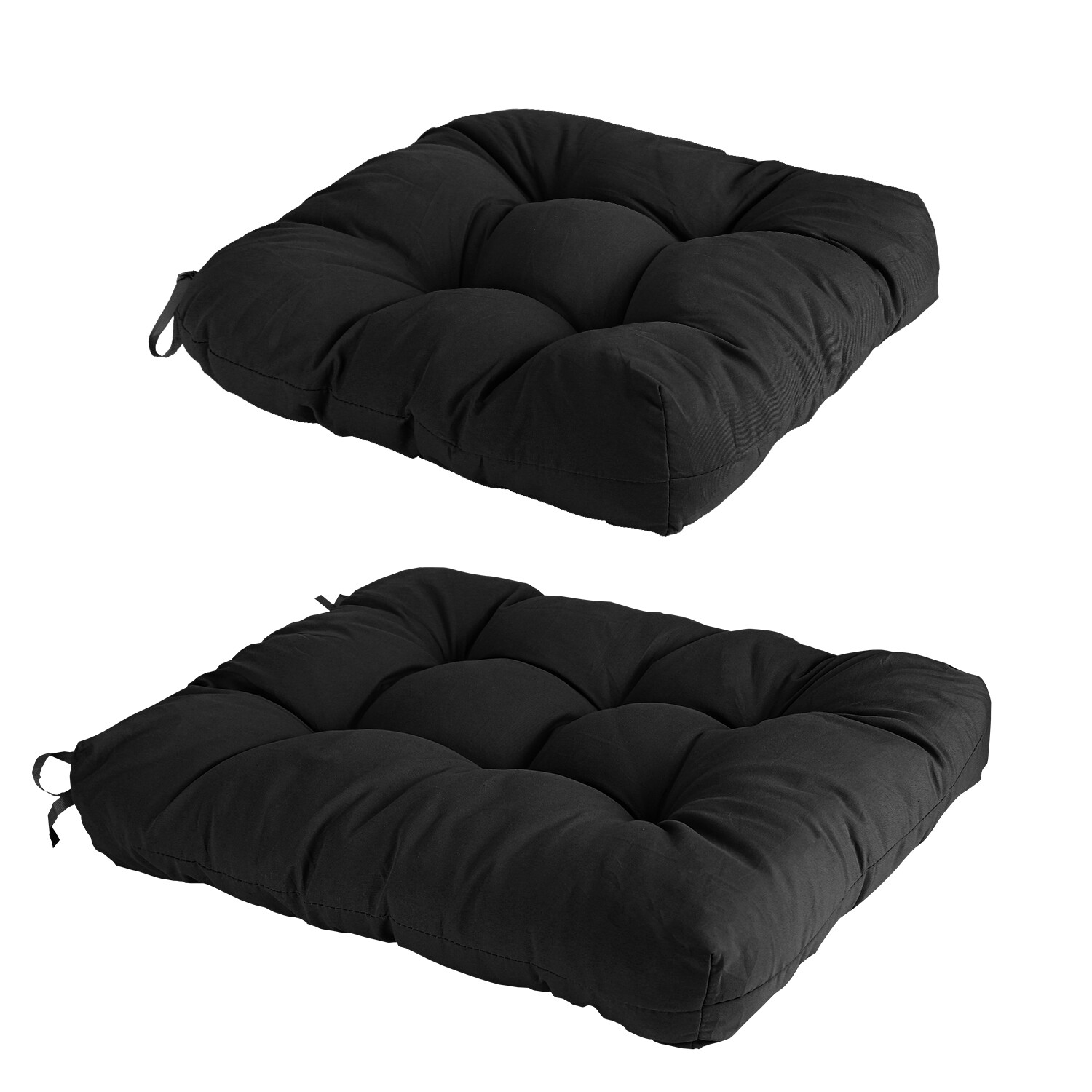 2-Styles In/Outdoor Deck Lounge Chair Cushion Tufted Rocking Recliner Padding