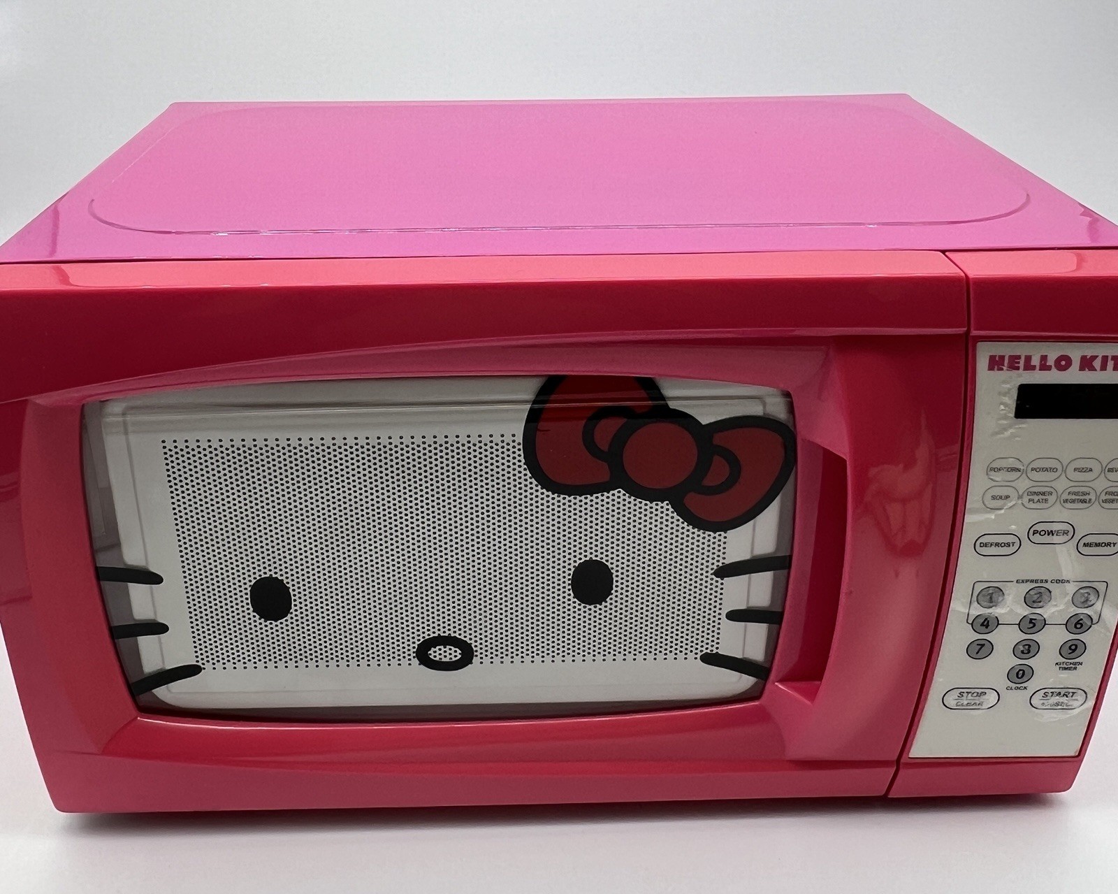 RARE Hello Kitty Hot Pink Microwave Collectable 2011 - Good Working Condition