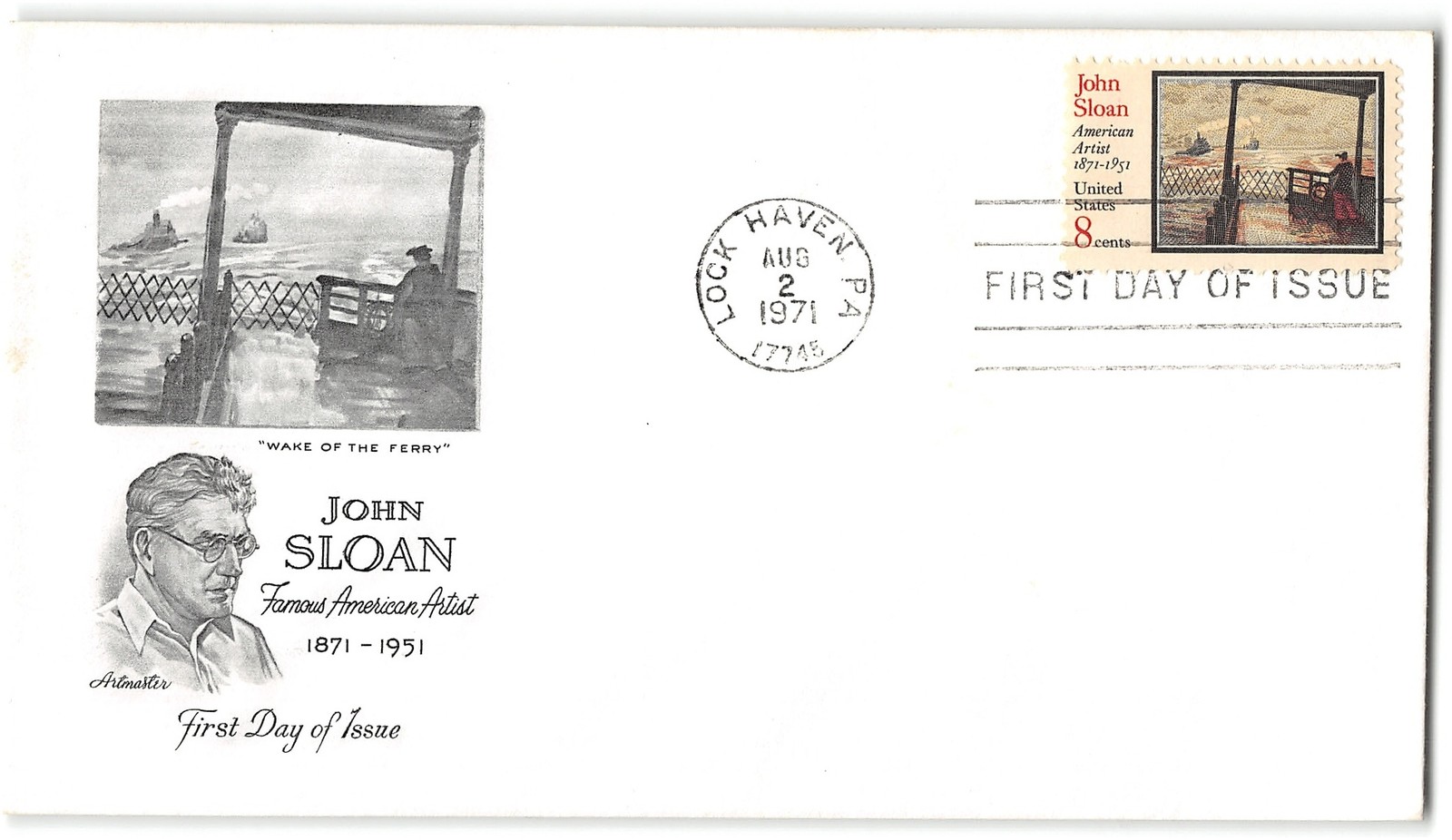 US #1433 FDC, 1971, Artmaster