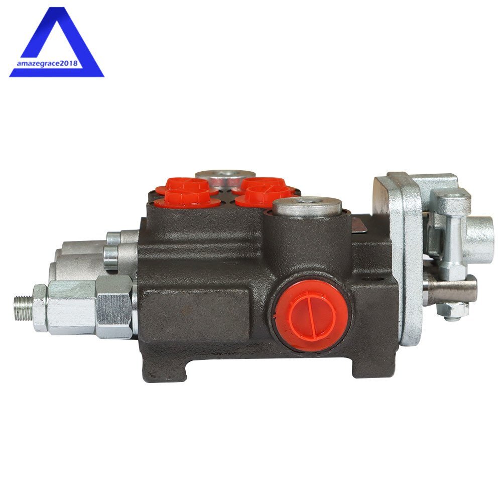 2 Spool 11GPM Hydraulic Control Valve Double Acting Tractor Loader W/Joystick