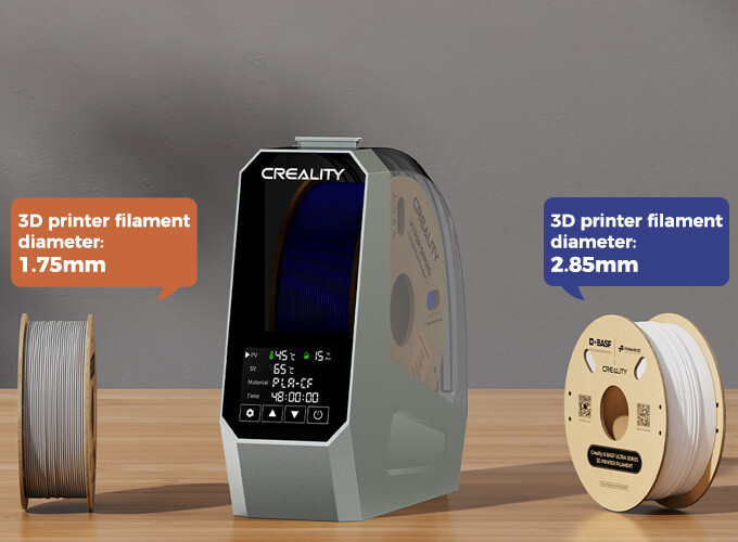 Creality Space π Dryer Quick dry adjustable temp Dec 11 launch stylish design