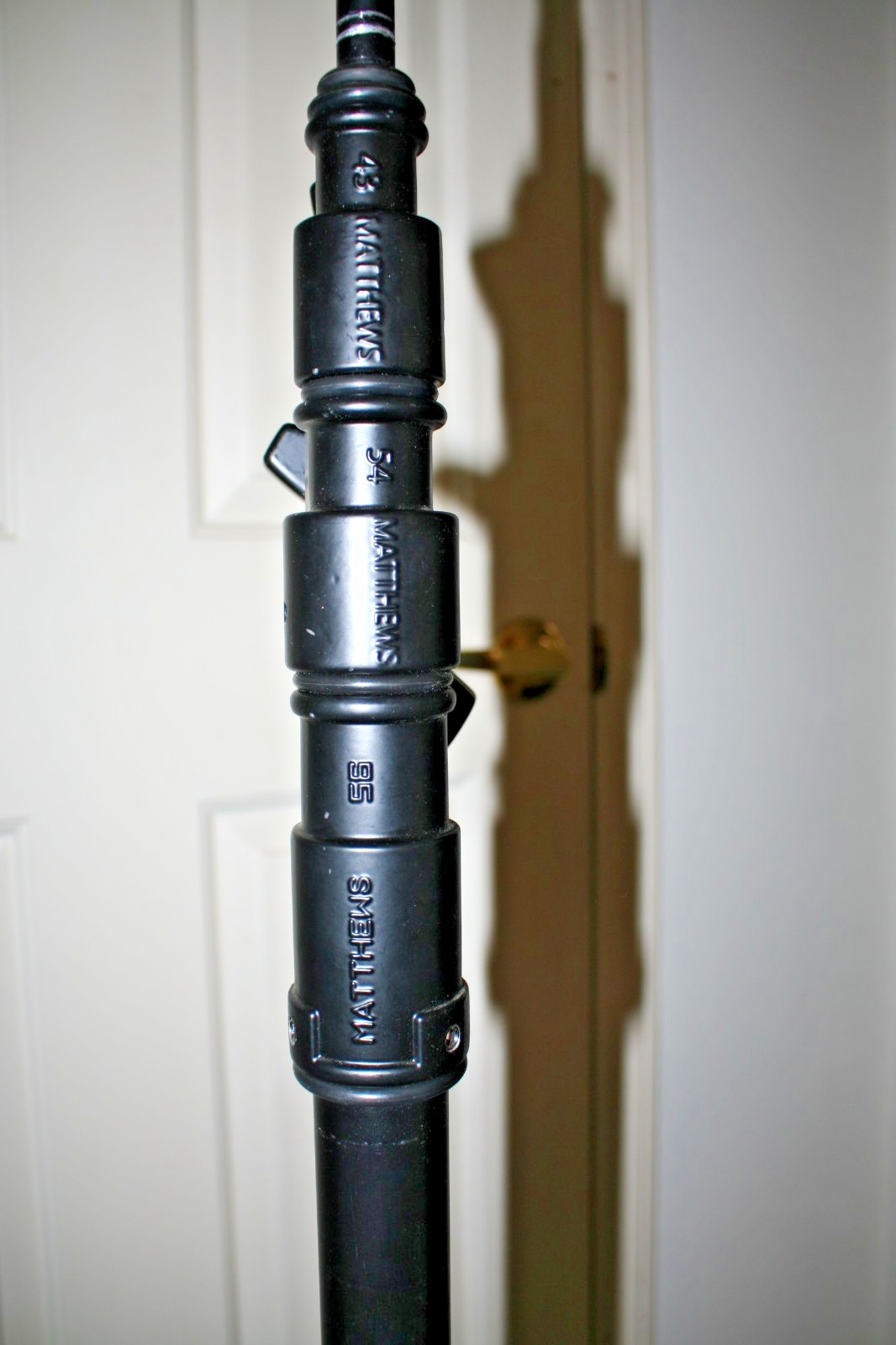 Matthews Hollywood Light/Heavy Triple Riser-Black # B387490 Max. Height 12.4ft