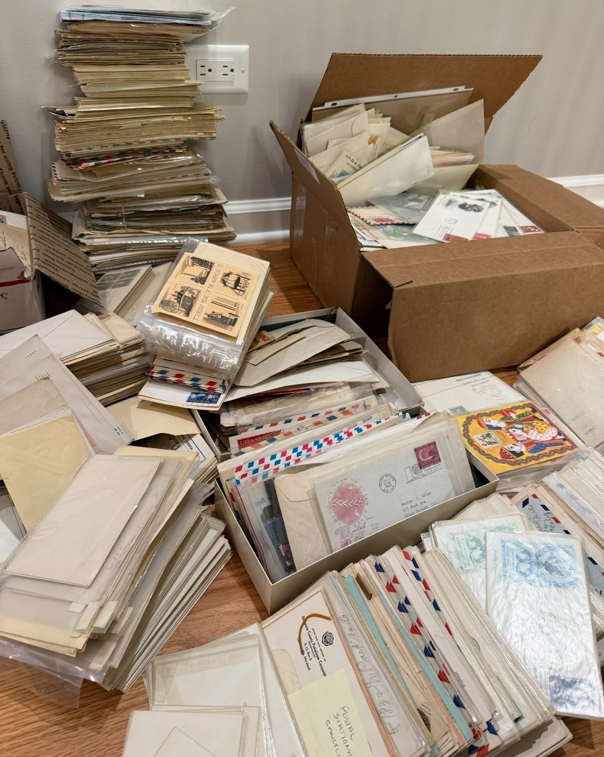 100 Early Postal Covers Random Pull 1890-1960 FDC Airmail Estate Lot