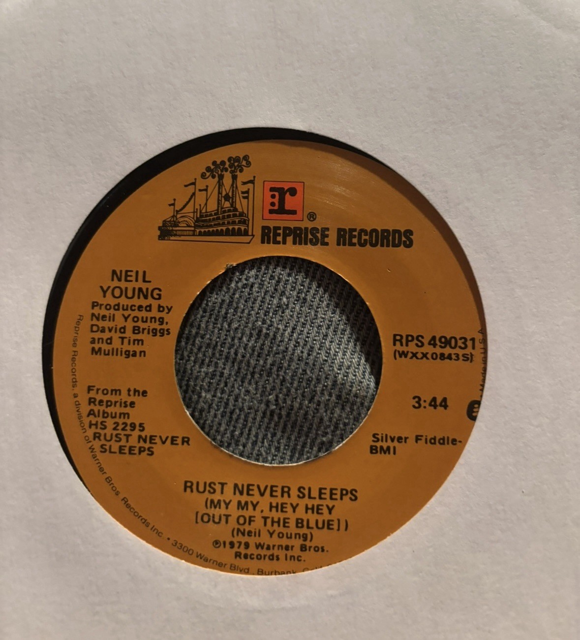 Neil Young And Crazy Horse: Rust Never Sleeps Hey Hey My My/ My My Hey Hey 45