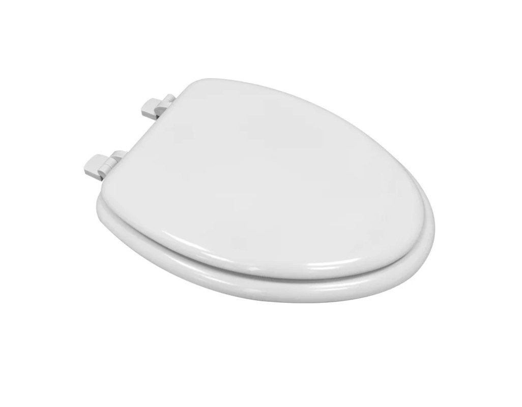 Mainstays Elongated Toilet Seat in White