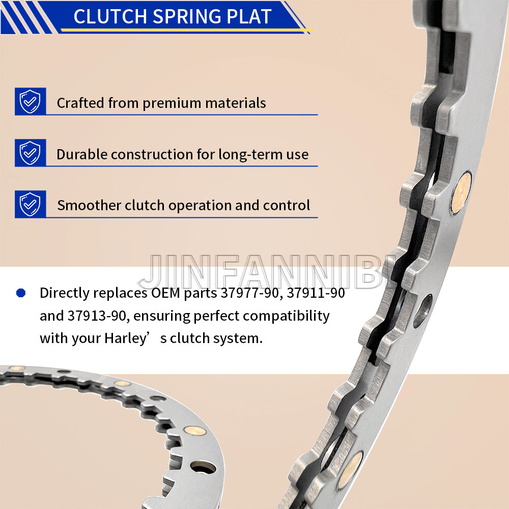 Clutch Friction Plate & Clutch Spring Plate Kit for Harley Sportster 883 1200