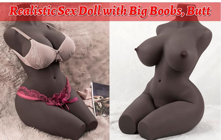 HALF Body BIG Size For Men Adult Toys Real LoveDoll Silicone TPE Sexdolls USA