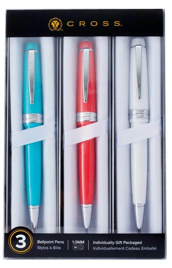 Cross Bailey Light 3-Piece Ballpoint Pen Set, Brand New In Box
