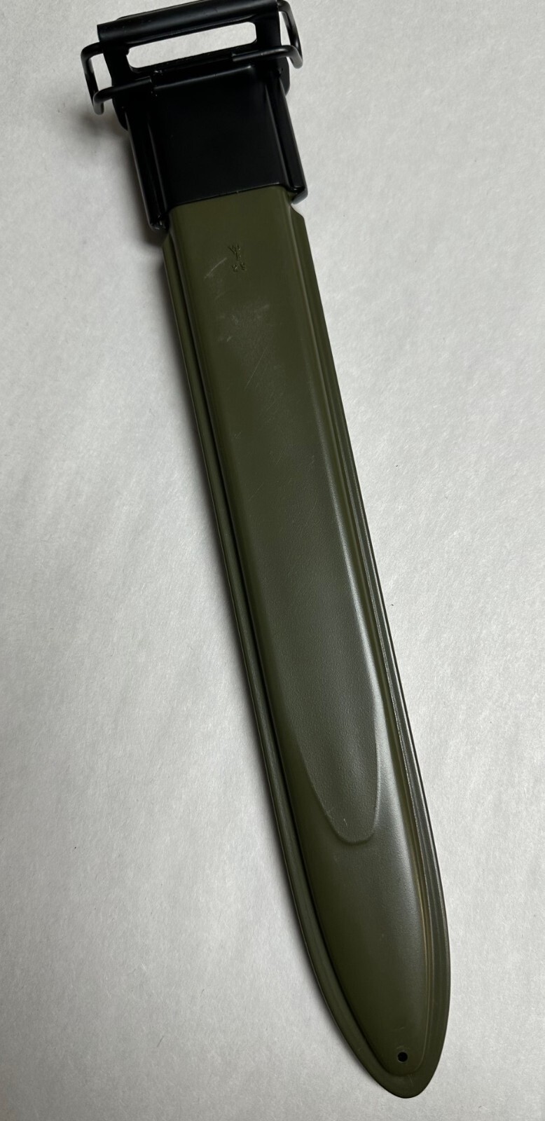 10" M1 GARAND SCABBARD US SPECS. MARKED U.S.