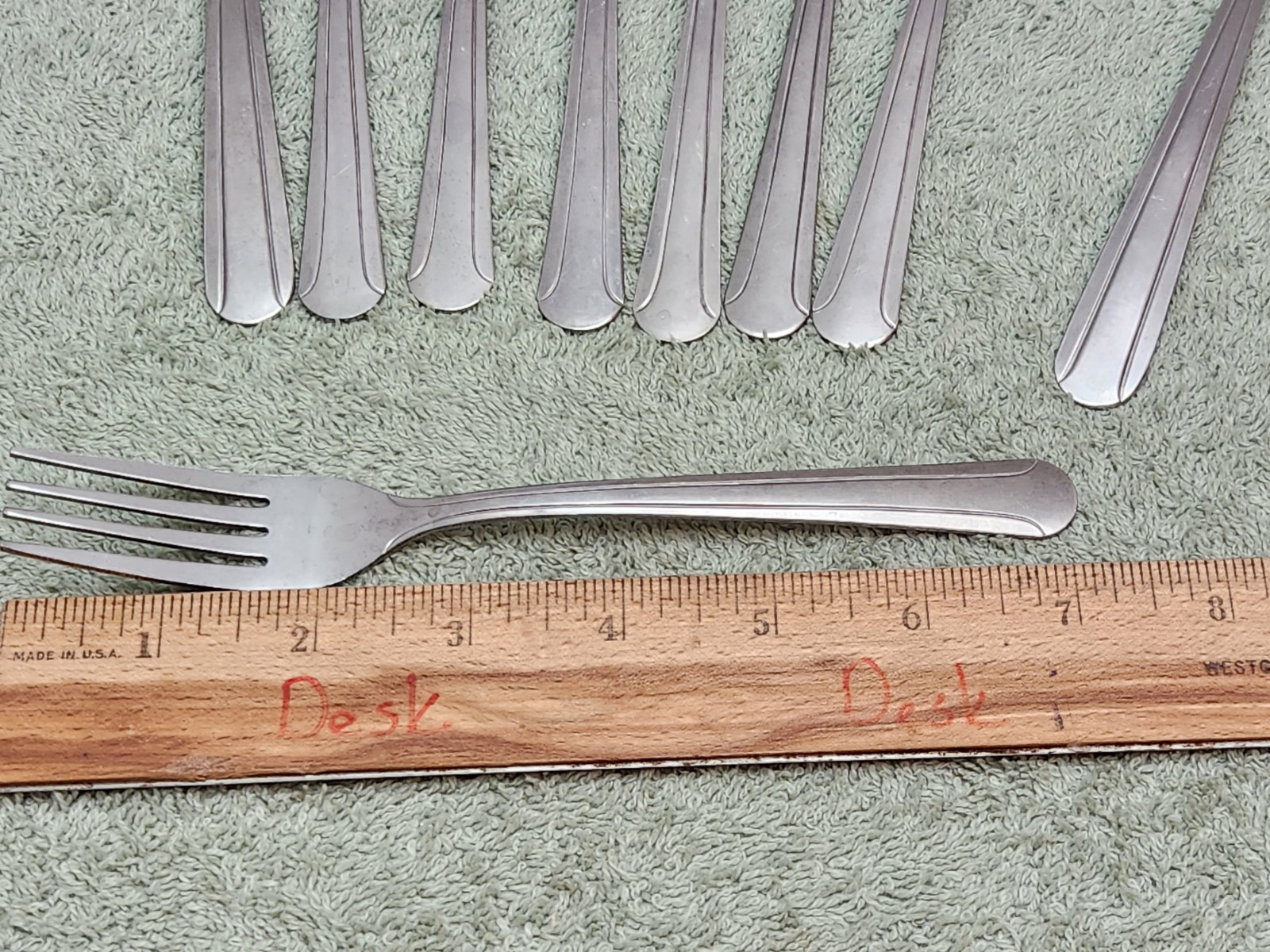 Delco 7" Dominion Stainless Steel Forks Set of 9