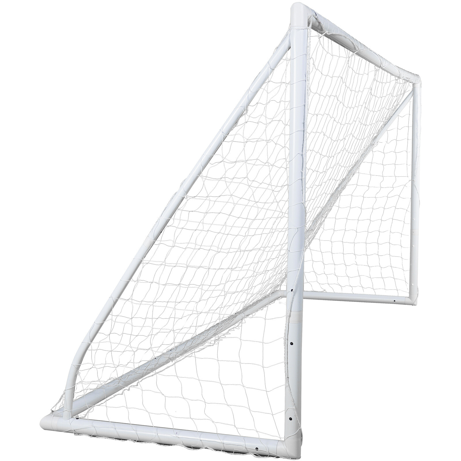 VEVOR 12x6 ft Portable Soccer Goal Kids Soccer Net Carry Bag Backyard Training