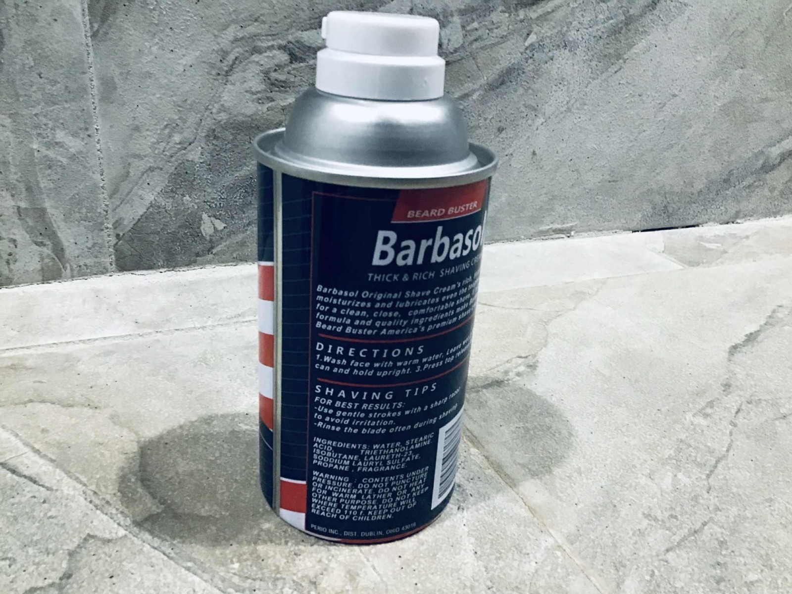 Jurassic Park Movie Prop Ornament Barbasol Dennis Nedry Dinosaur DNA Can