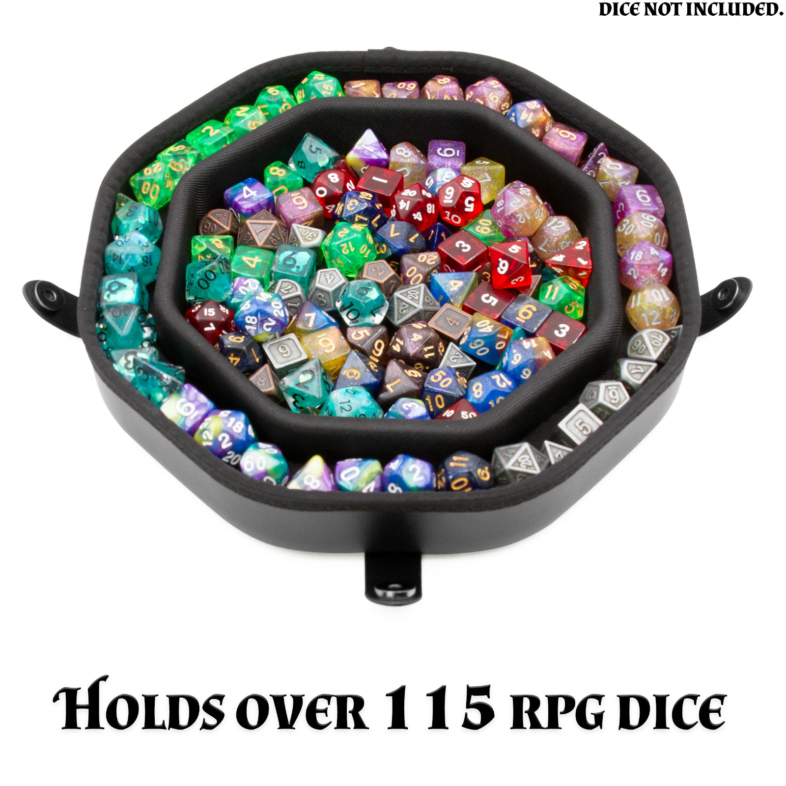 CM Dice Tray and Dice Storage Case for Up to 115 RPG Dice - D&D Dice Tray Only