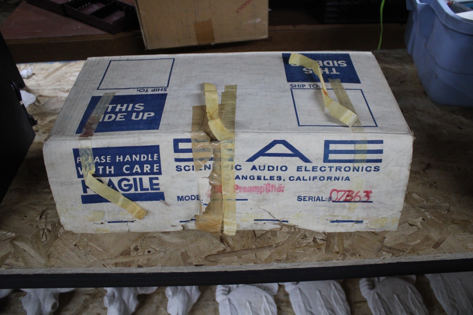 VINTAGE SAE 2900 STEREO PARAMETRIC PREAMPLIFIER/EQUALIZER W/ BOX & MANUALS