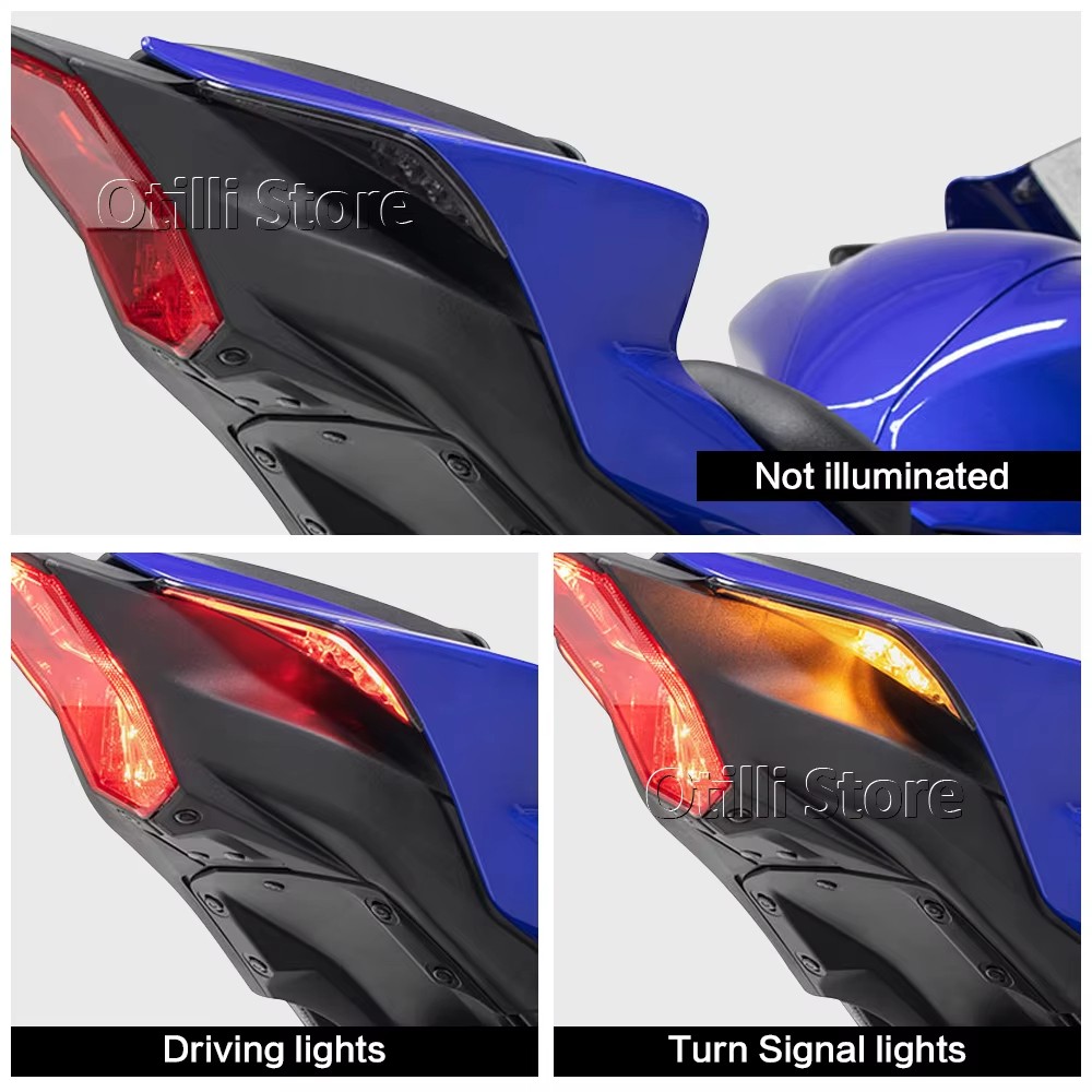 Tail Light Integrated LED Turn Signal Light For YAMAHA YZF R7 YZF-R7 2022-2025