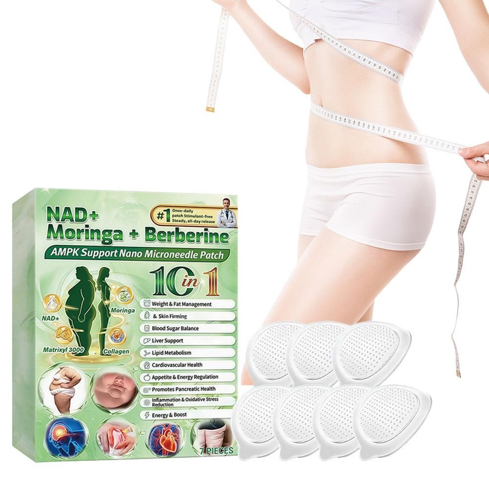 Moringa Berberine 10 in 1 Advanced Nano Microneedle Patch Weight Loss -