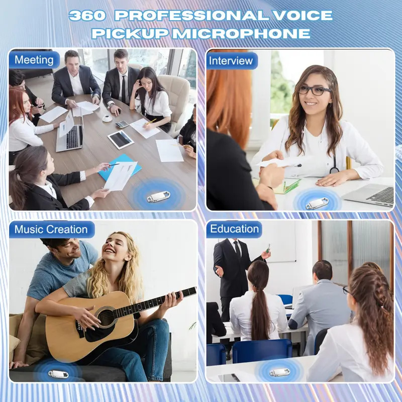 Mini Hidden Spy Digital Audio Recorder Voice Activated Key Chain MP3 Dictaphone