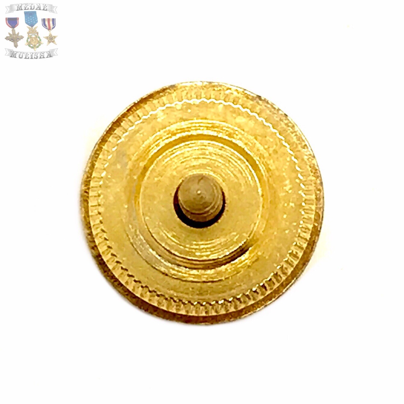 WWII MARINE CORPS LEAGUE SEMPER FIDELIS LAPEL PIN SCREW-BACK WW2