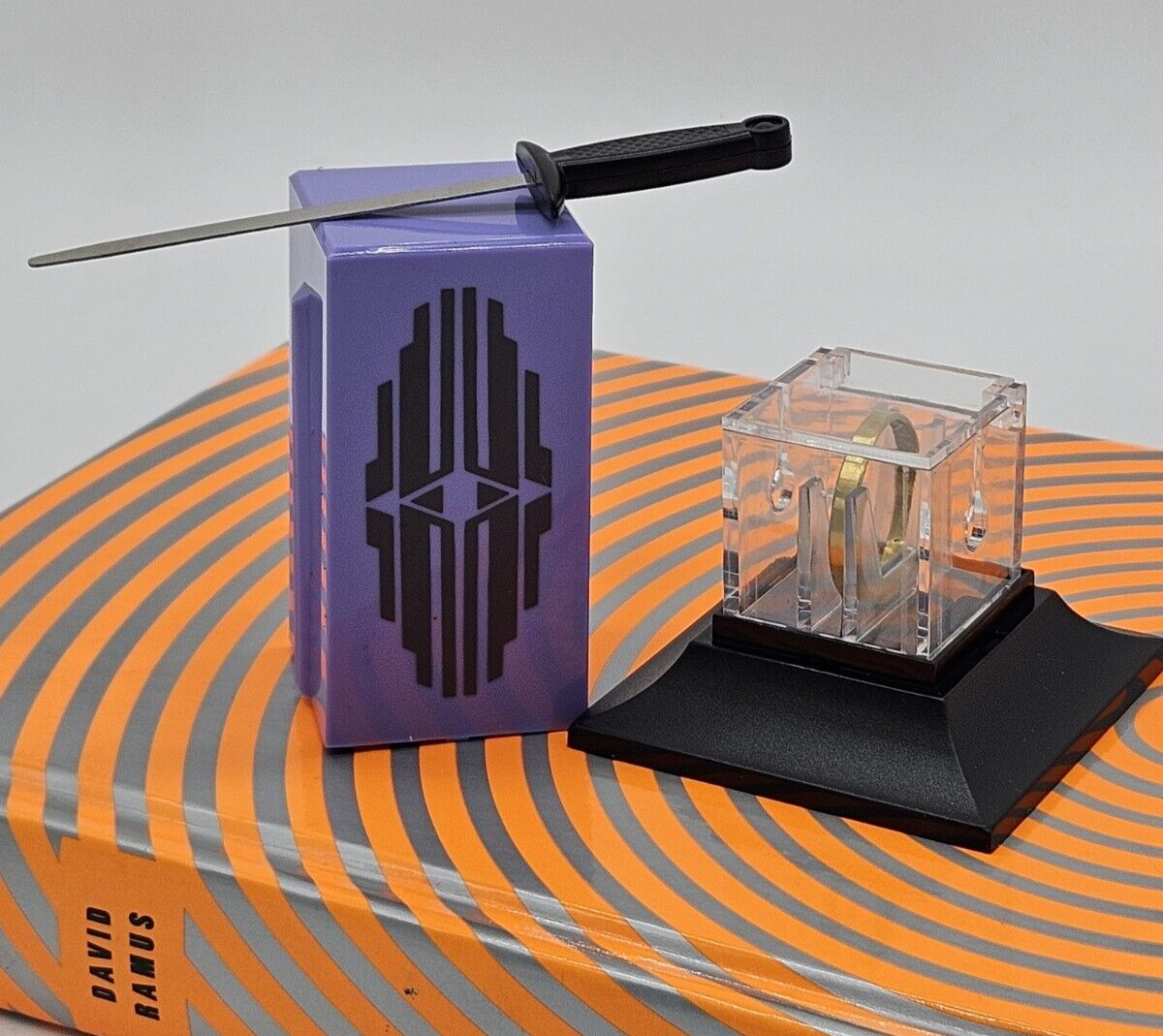 Magic Trick - Sword Through Box and Ring - Penetration Illusion Prop 3A