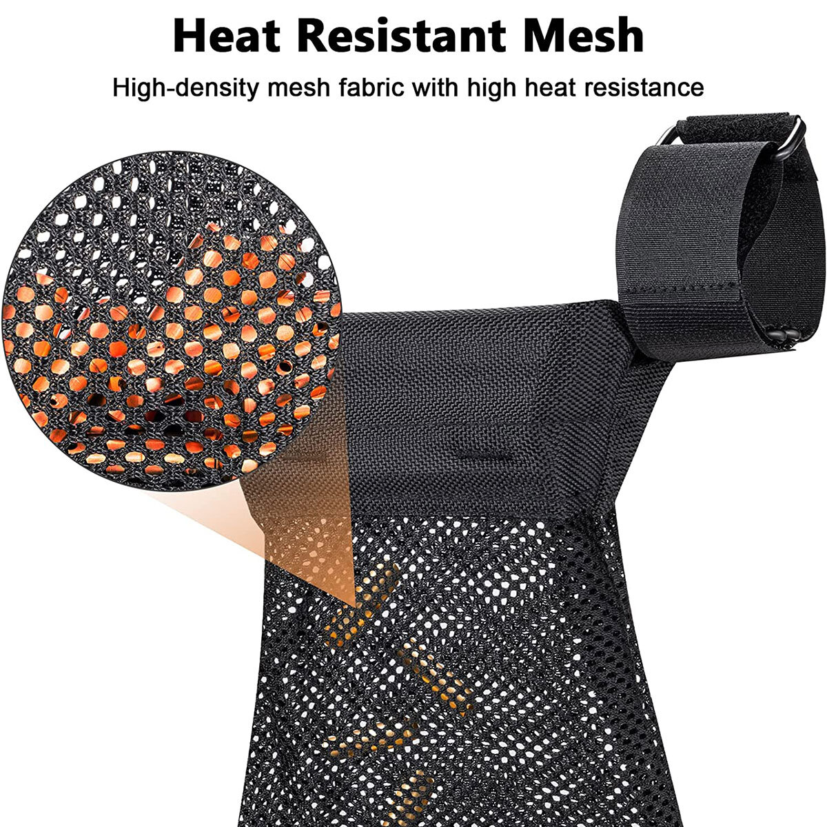 Brass Catcher Zip Quick Release Brass Collector Mesh With Heat Resistant Padded