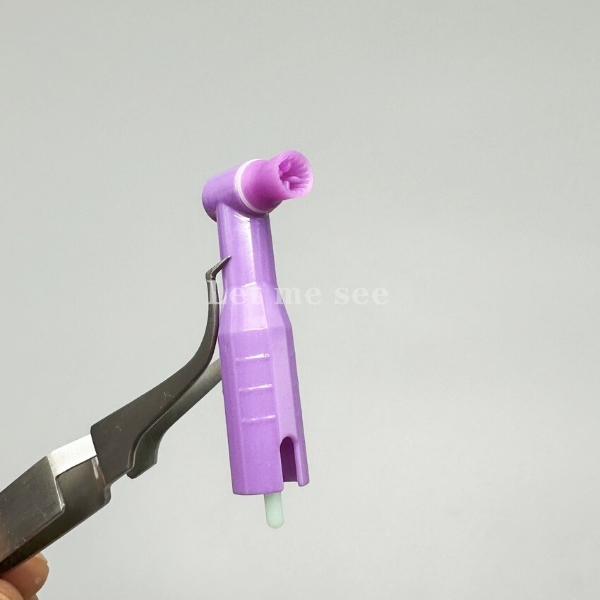 Dental Disposable Prophy Angles Soft Cup Latex Free 90° Polishing Cups Purple