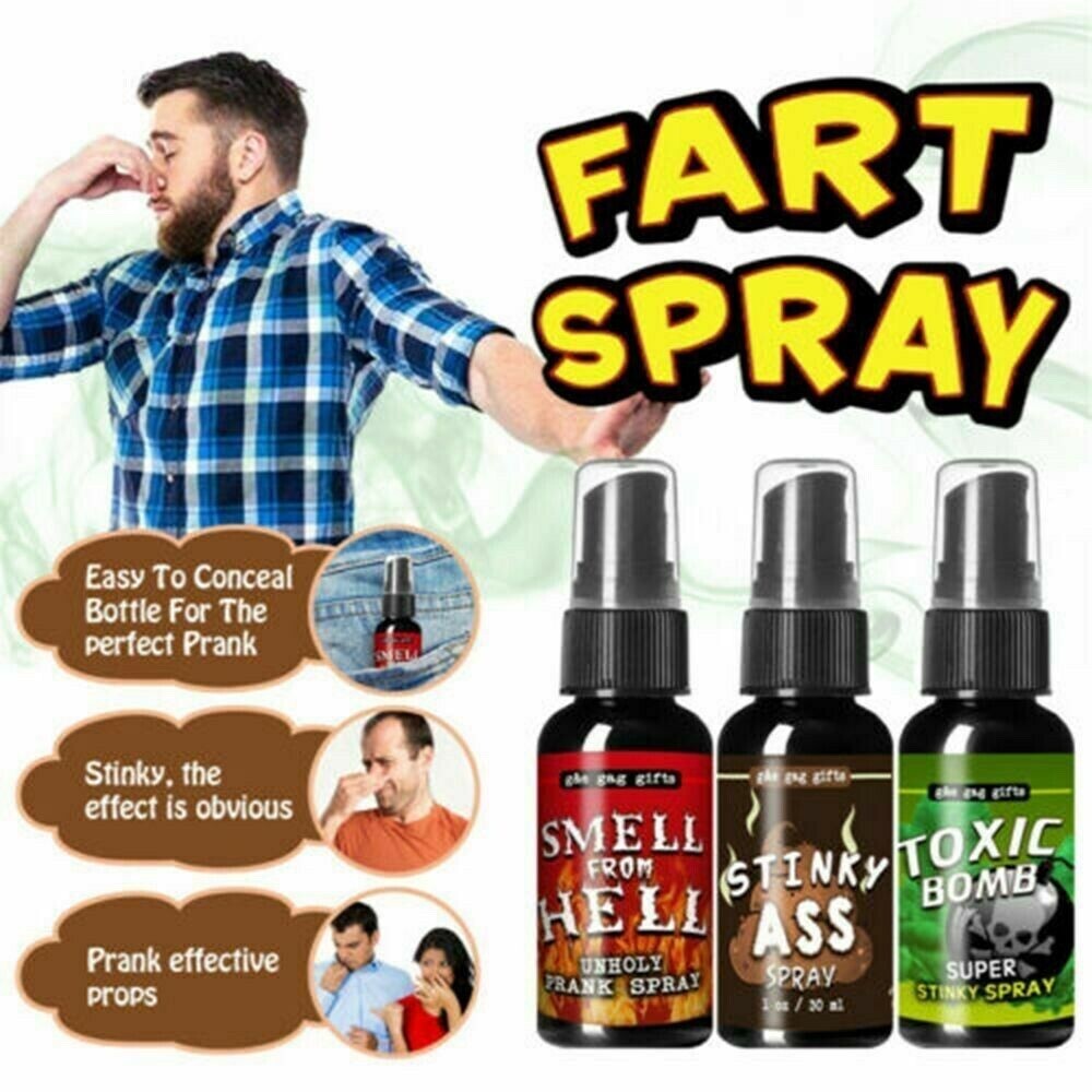 Liquid Fart Spray Stink Bomb Smelly Stinky Ass Toxic Bomb Crap Gag Prank Joke
