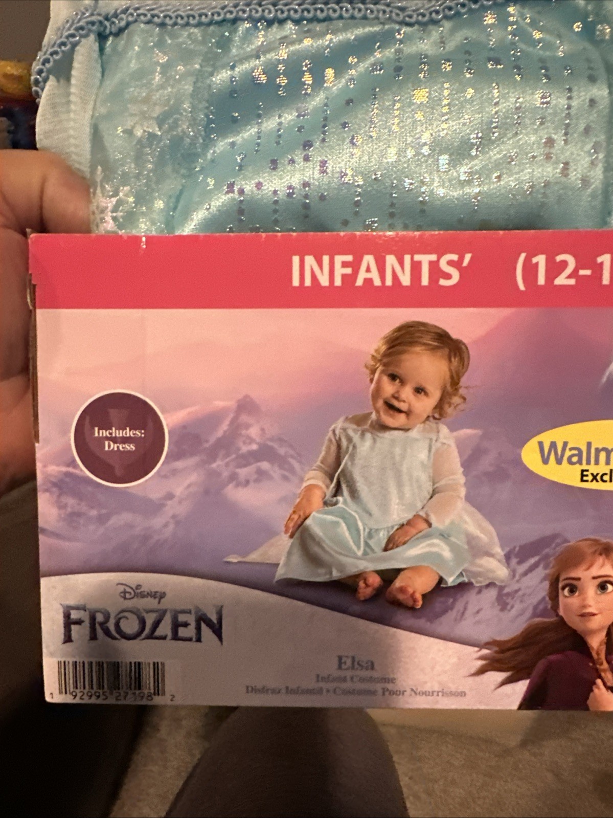 Infant Halloween Costume Disney Frozen Elsa 12-18 Months New