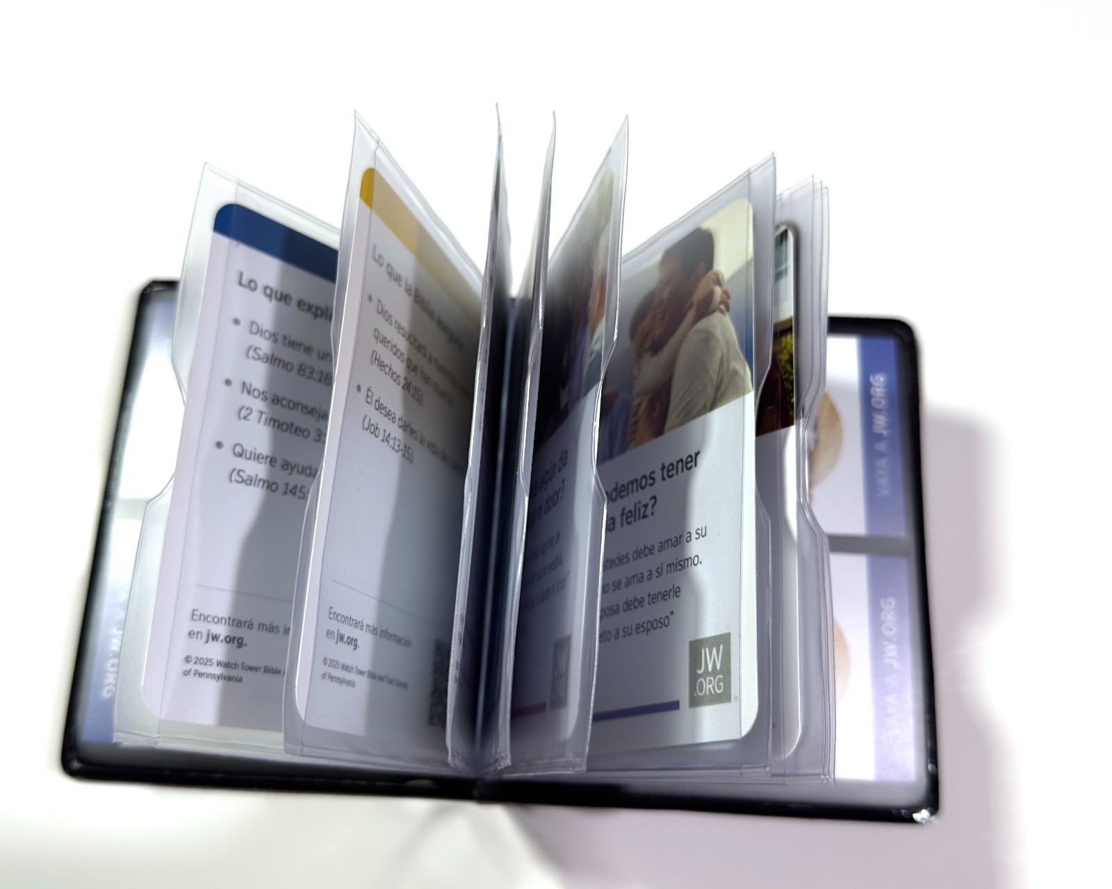 JW Embossed Holder for new tracts - 10 pockets - Jehovah's Witness Watchtower