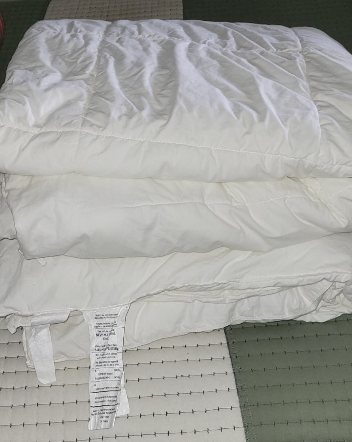 Pottery Barn PB Teen Duvet Insert Filler Queen White 91x89 Polyester Cotton