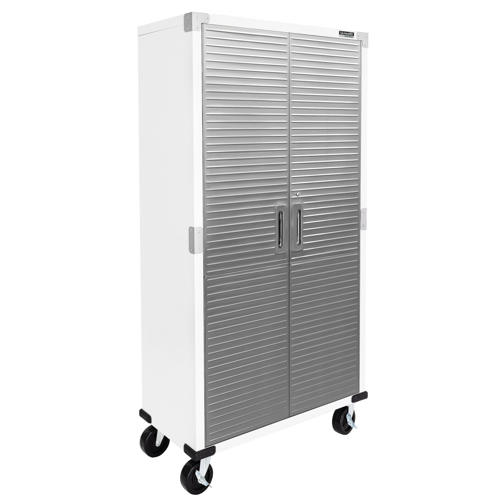 Seville Classics UltraHD 2-Door Rolling Storage Cabinet, 36" W x 18" D x 72" H