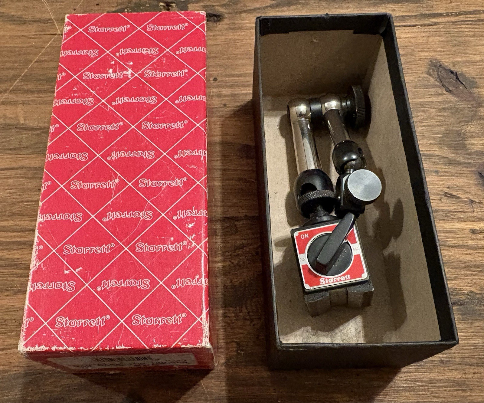 STARRETT # 660 MAGNETIC BASE Dovetail Mount Snug One Knob Lock