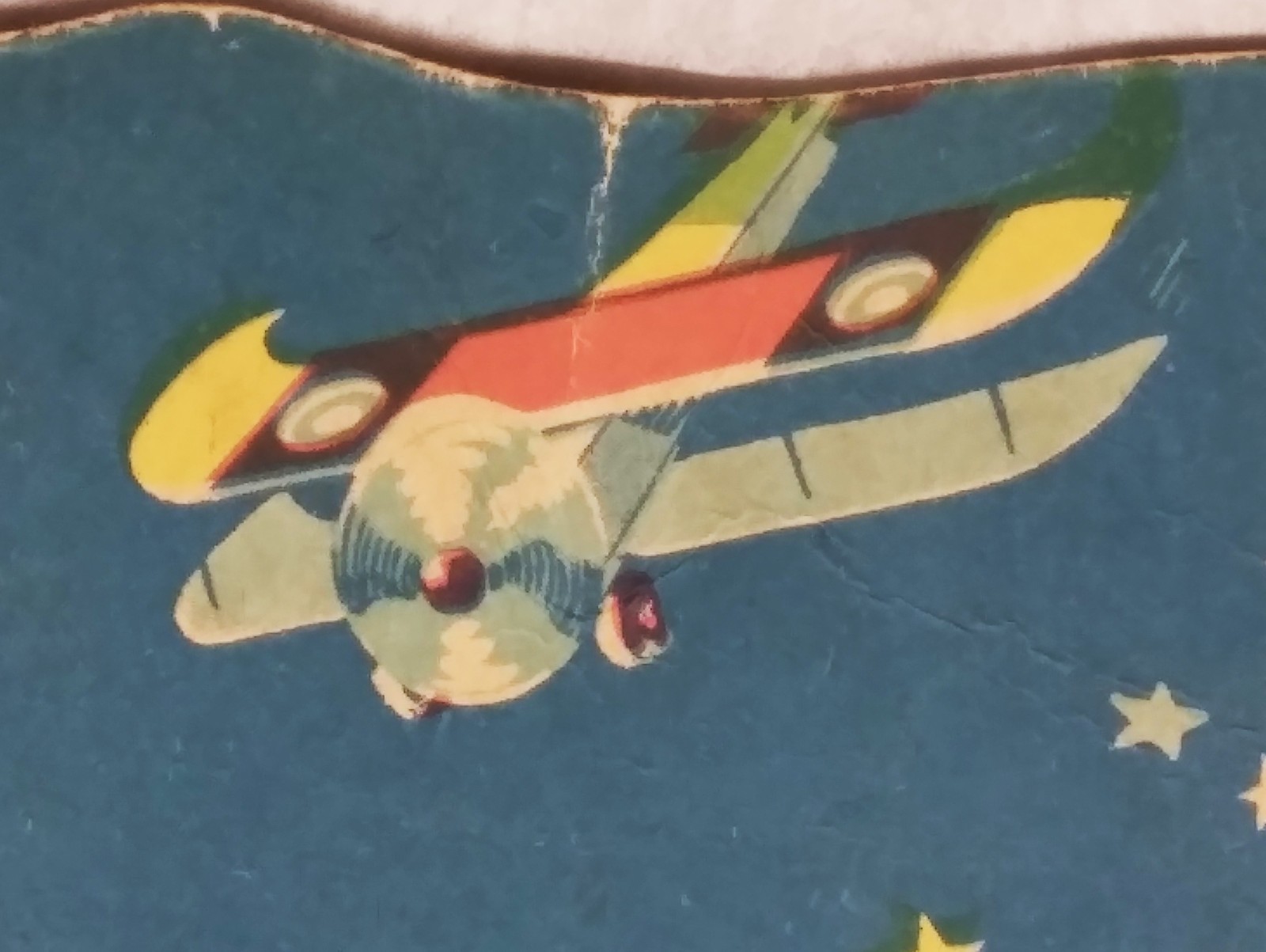 c1930 Haines the Shoe Wizard advertising fan, Star Bright