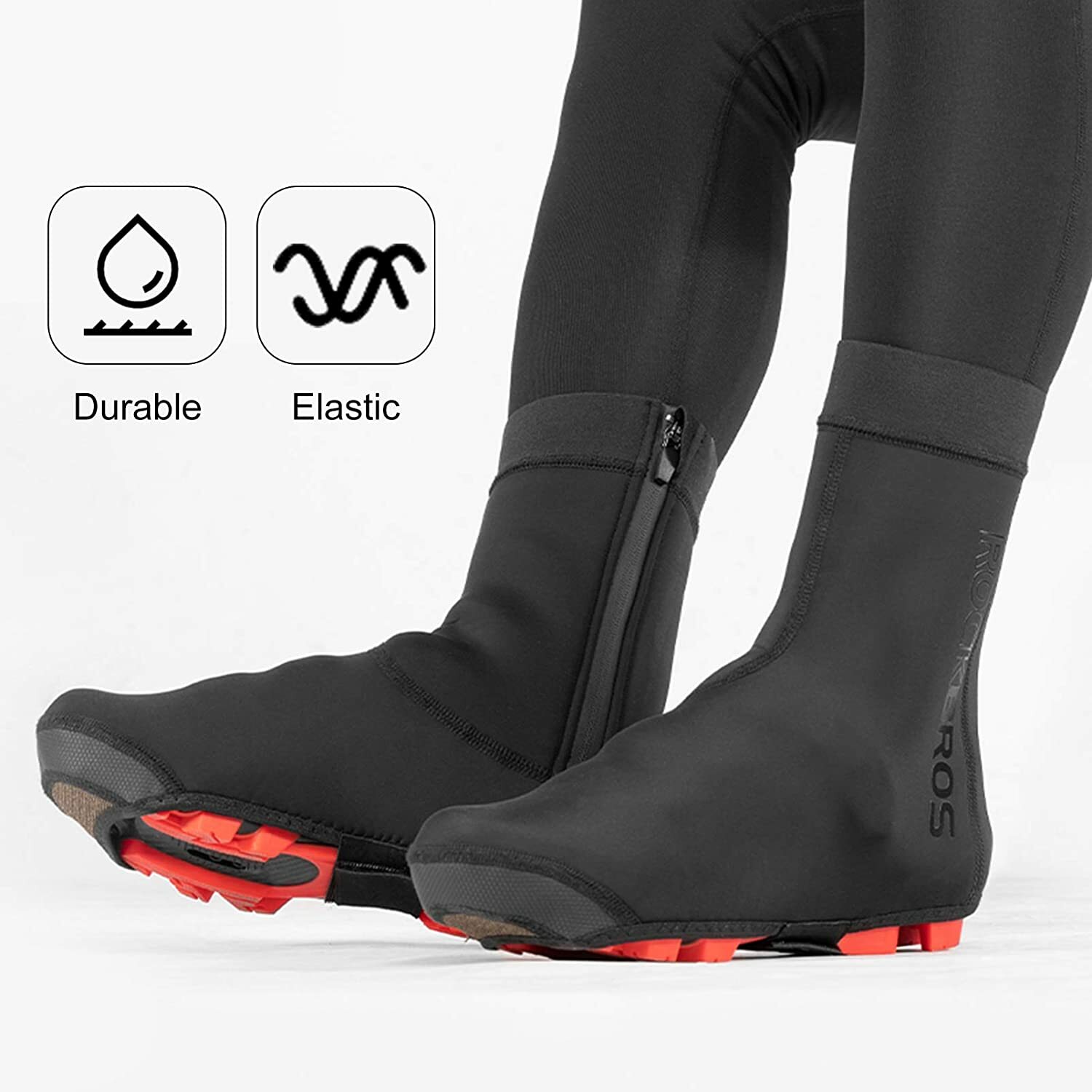 ROCKBROS Bike Shoe Cover Cycling Shoe Covers Comfort Windproof Overshoes Warmer