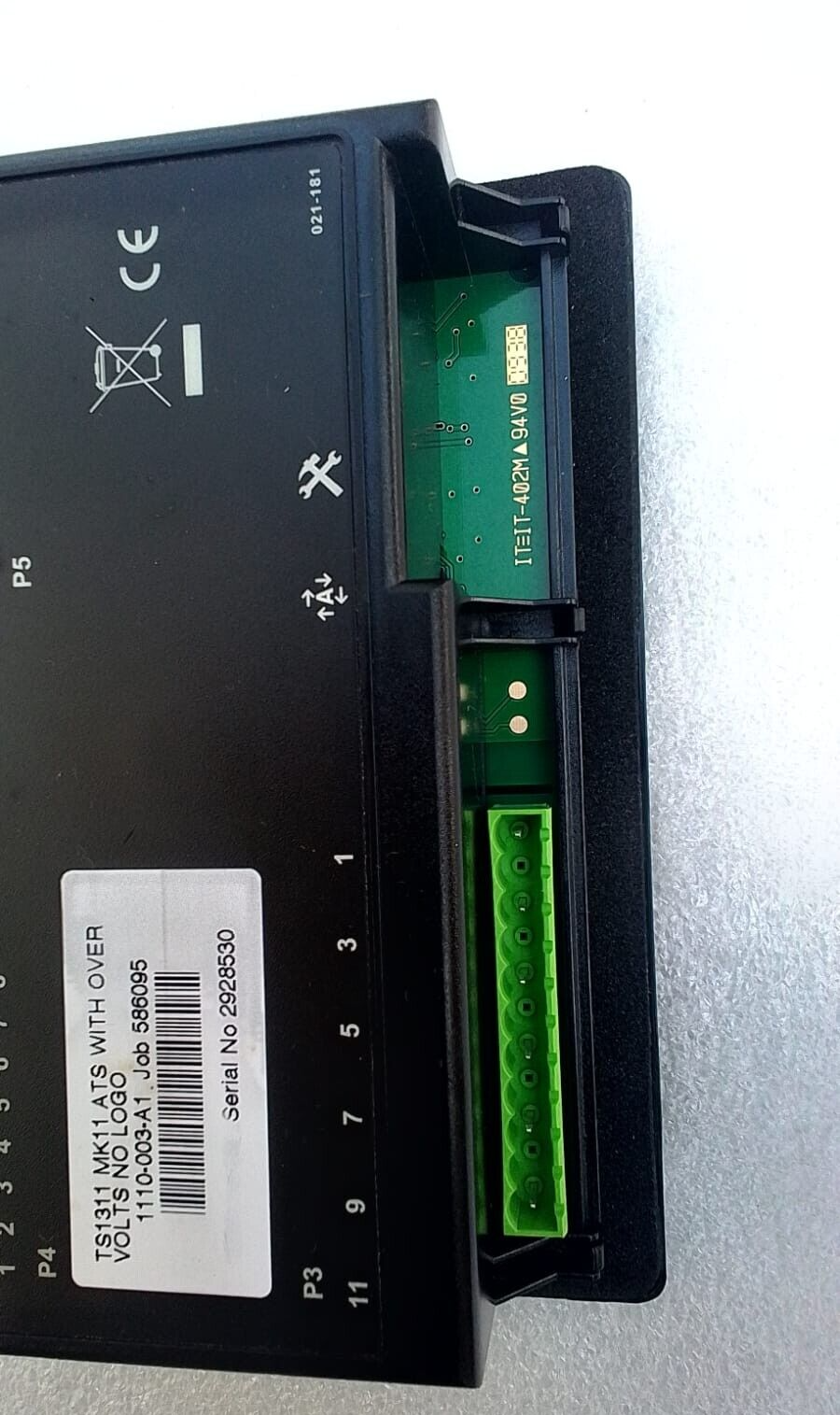 Cummins TS1311 MK11 ATS Control Assembly Part No-0300-5986 Transfer Switch Contr