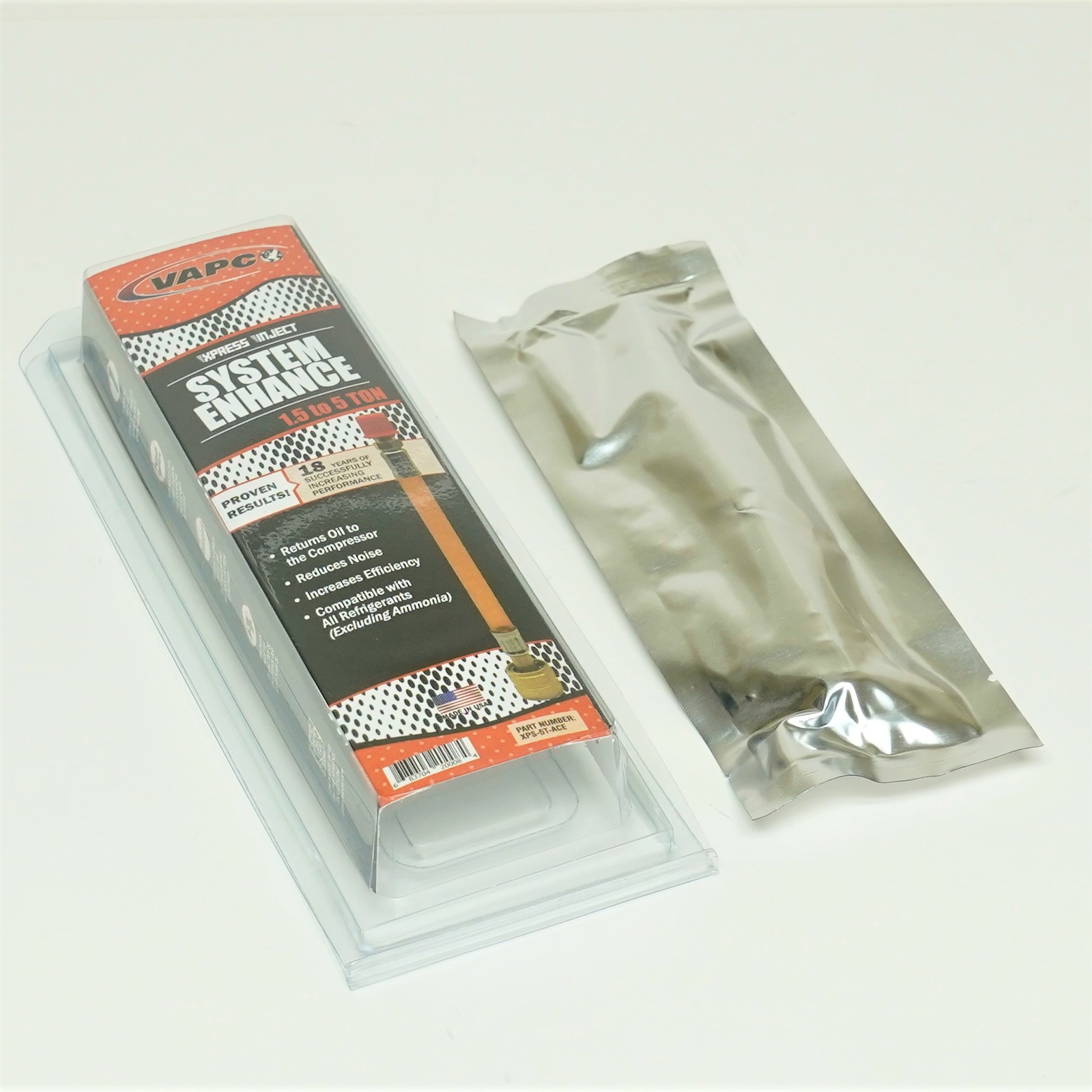 Vapco XPS-5T-ACE Xpress Inject A/C System Enhance for 1.5 to 5 Ton Units