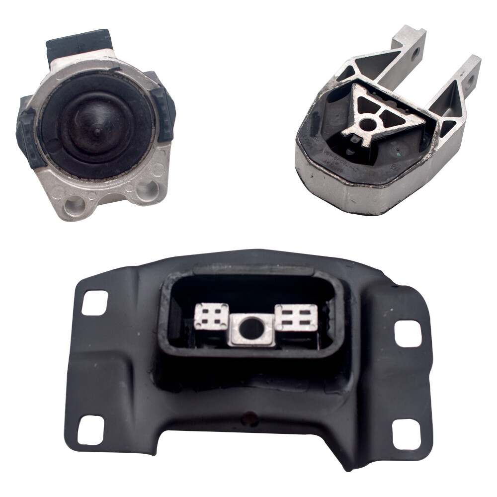 3PCS Rear&Front Engine Mount & Trans Mount Kit For Ford Focus S SE SEL 2012-2018