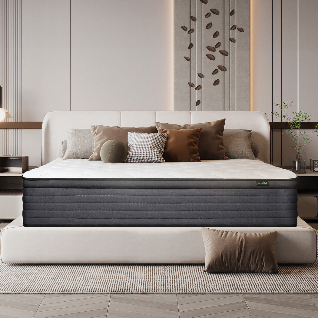 14/12/10 Inch Twin Full Queen King Mattress Memory Foam Spring Hybrid In A Box