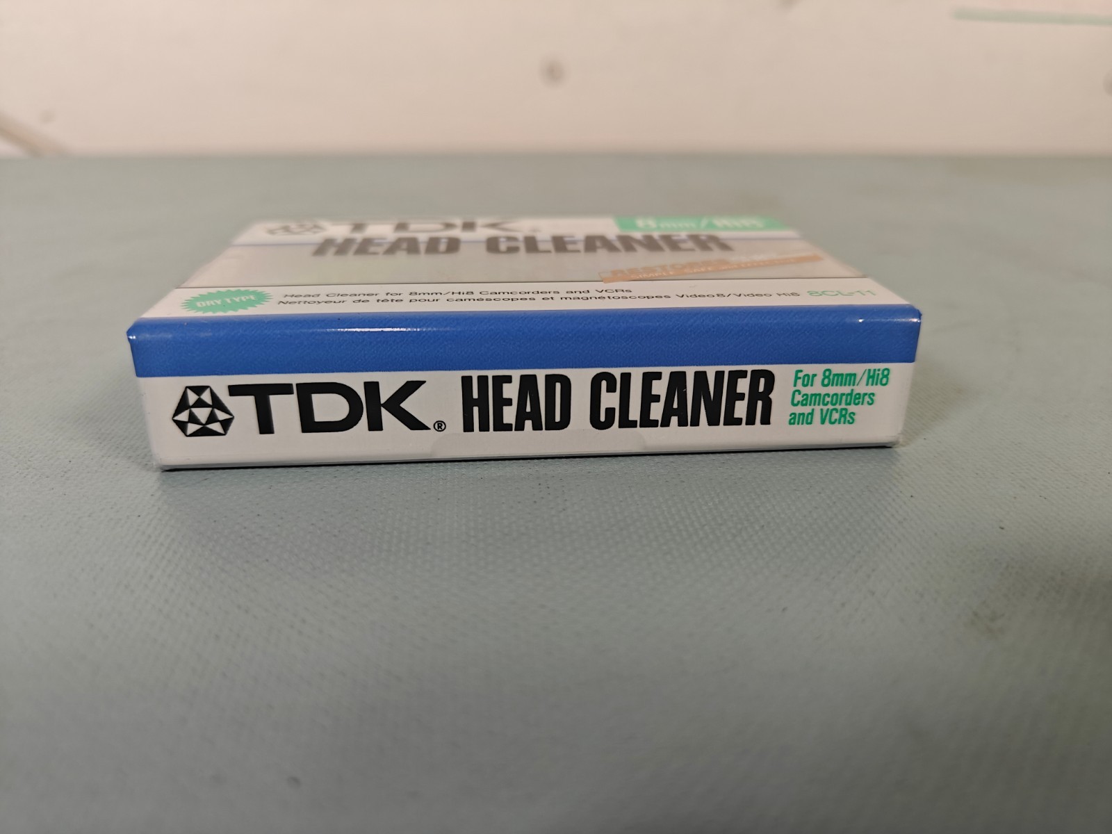 TDK 8mm Hi8 Head Cleaner New Sealed 8CL-11