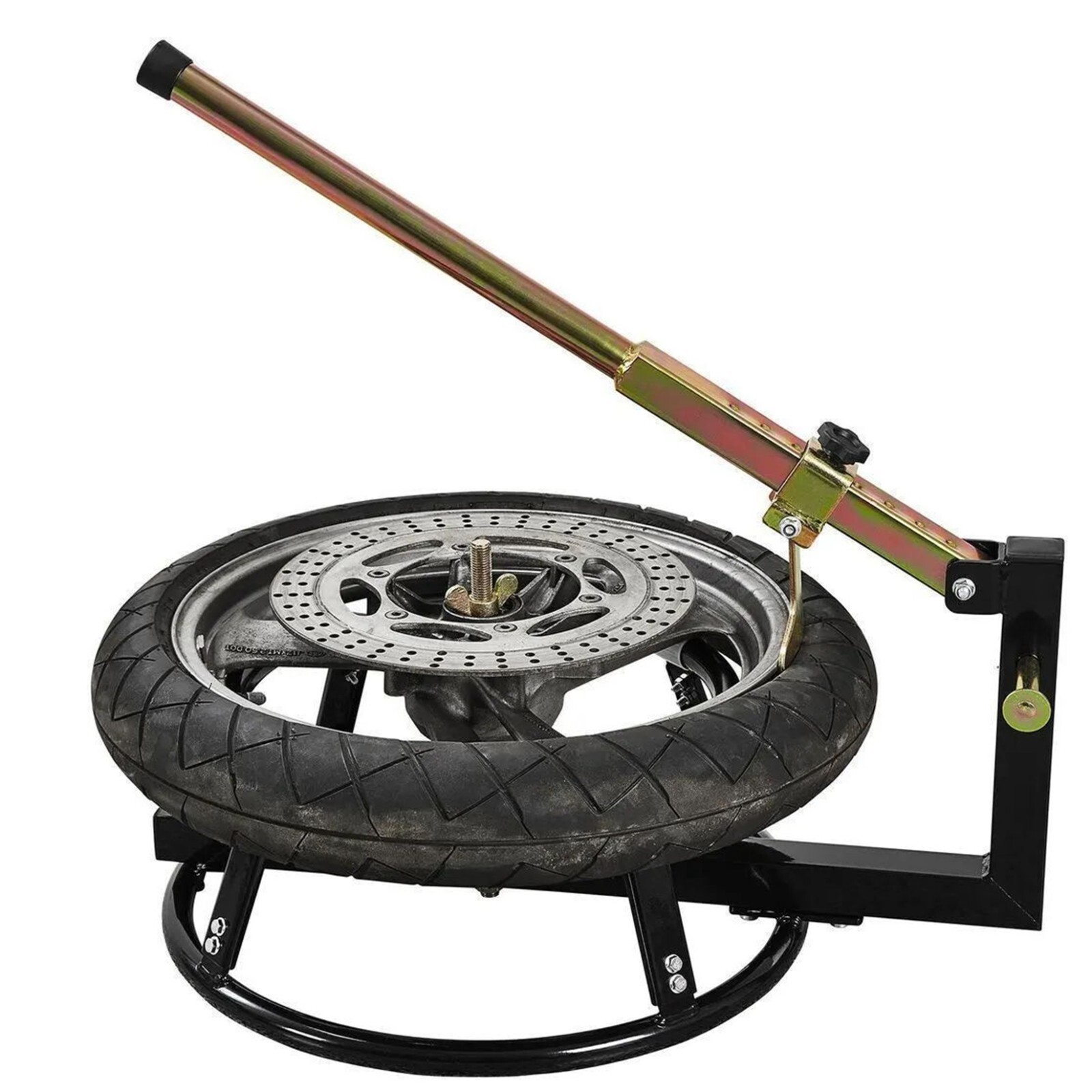 Portable Motorcycle 16 -22 Inches Tire Change Workshop Stand With Bead Breaker