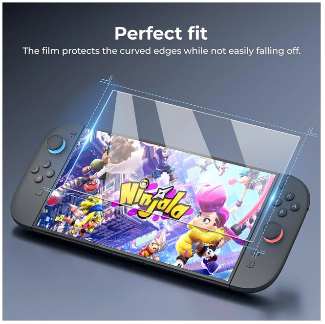 Lot of 12 (3 packages of 4) HEYSTOP HD Screen Protector for Nintendo Switch 2