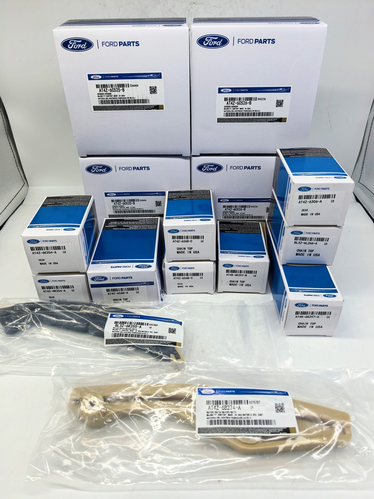 3.5L Timing Chain Kit & Cam Phaser VVT Gears For 11-17 Ford F-150 Lincoln Taurus