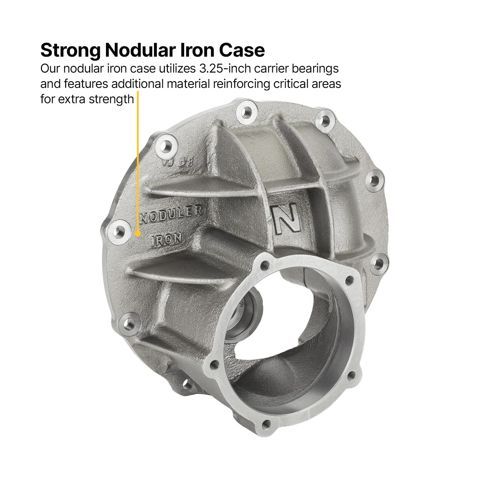 Iron Third Member Center Section Carrier, 3.25, Fits Ford 9 Inch