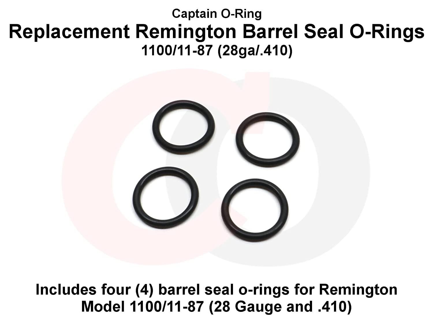 Remington F14462 O-Ring Barrel Seals (1100 / 11-87, 28ga / 410 gauge) (4 Pack)